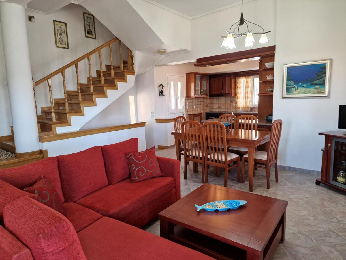 Villa Liana : Luxury Villa With Fantastic Sea View, Near Airport Pórto Ráfti Exterior foto