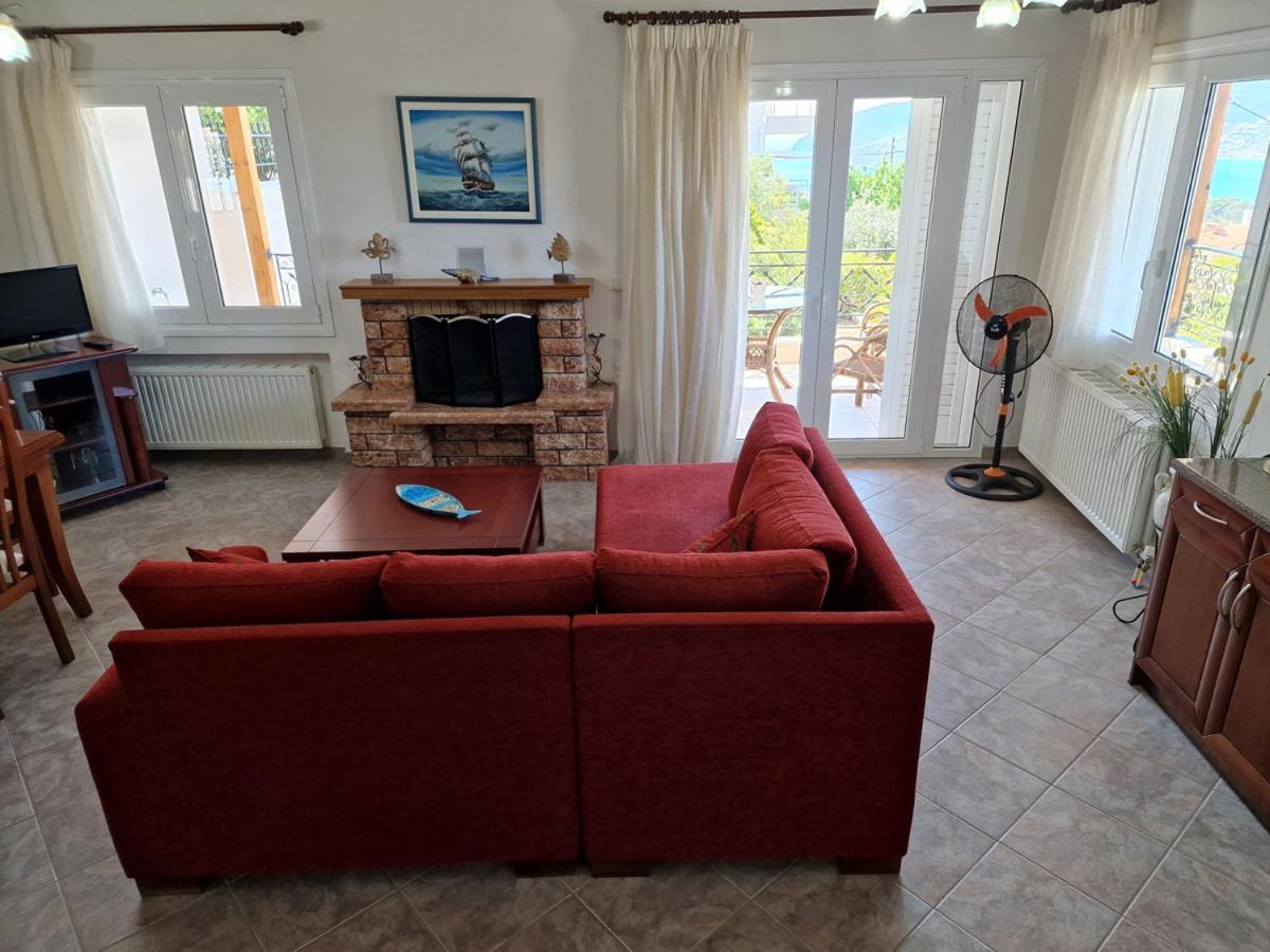 Villa Liana : Luxury Villa With Fantastic Sea View, Near Airport Pórto Ráfti Exterior foto