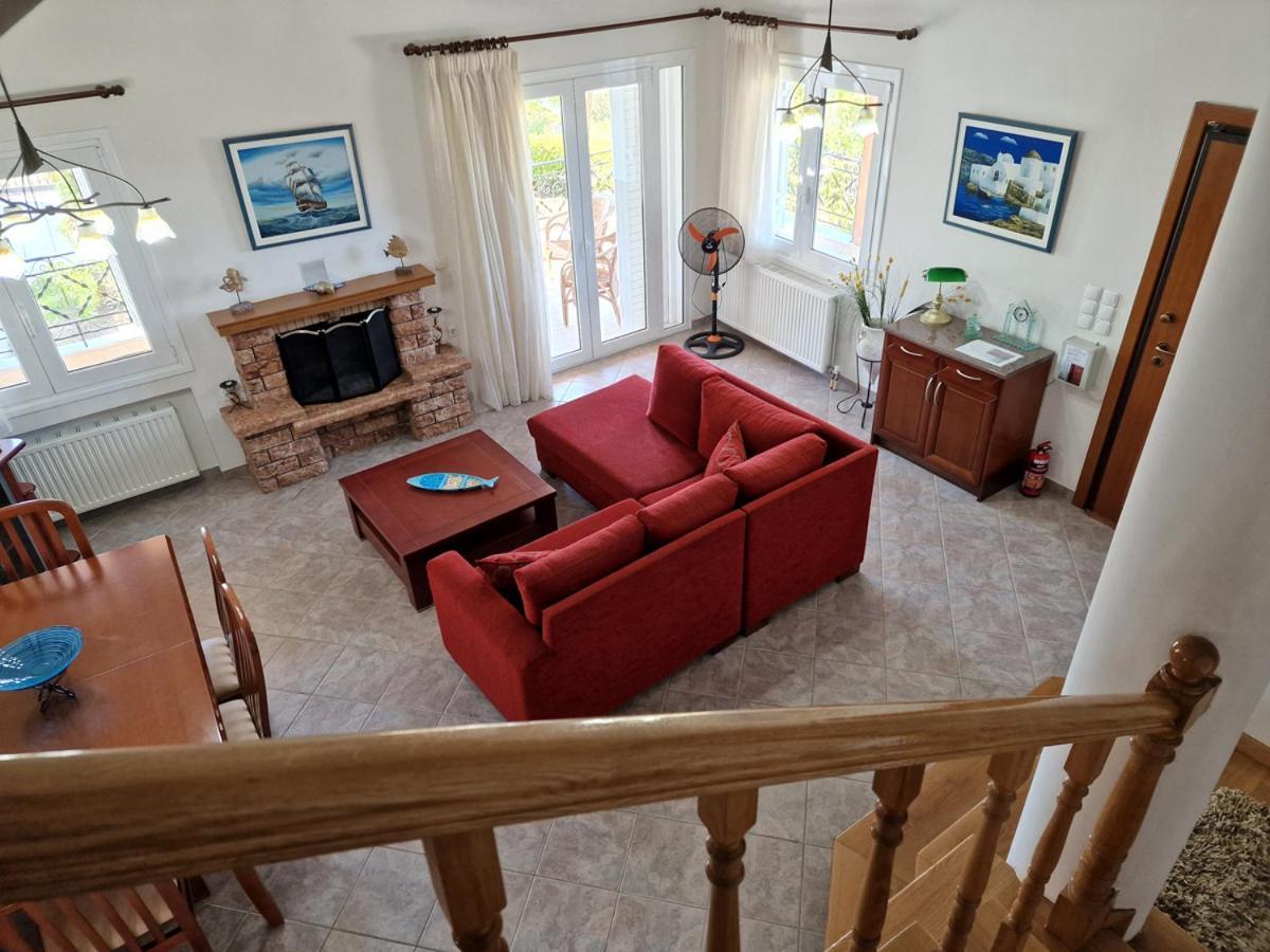 Villa Liana : Luxury Villa With Fantastic Sea View, Near Airport Pórto Ráfti Exterior foto