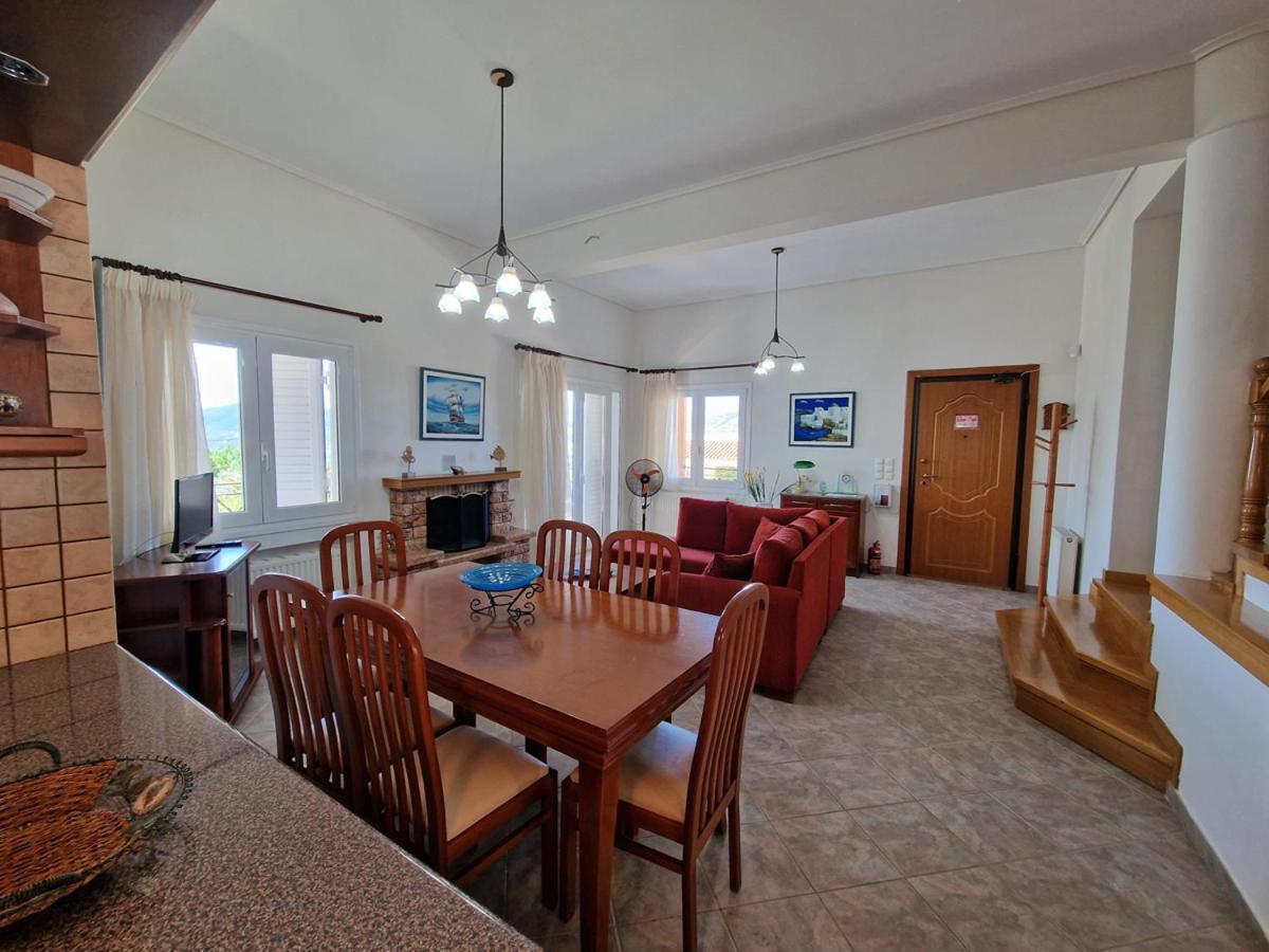 Villa Liana : Luxury Villa With Fantastic Sea View, Near Airport Pórto Ráfti Exterior foto