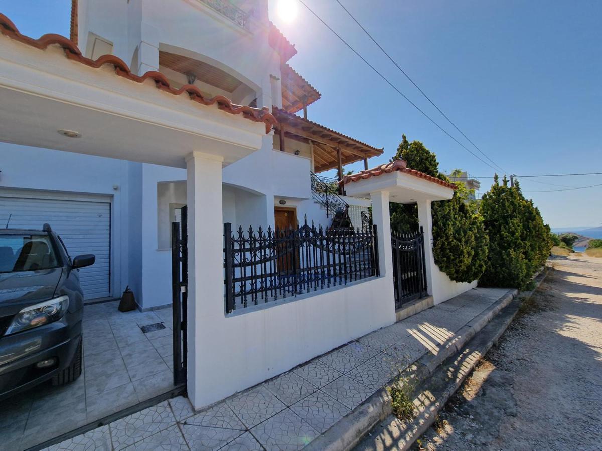 Villa Liana : Luxury Villa With Fantastic Sea View, Near Airport Pórto Ráfti Exterior foto