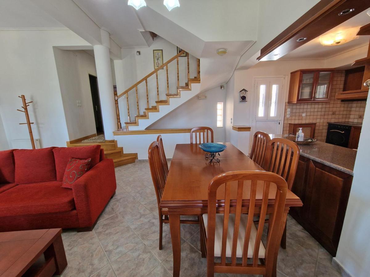 Villa Liana : Luxury Villa With Fantastic Sea View, Near Airport Pórto Ráfti Exterior foto