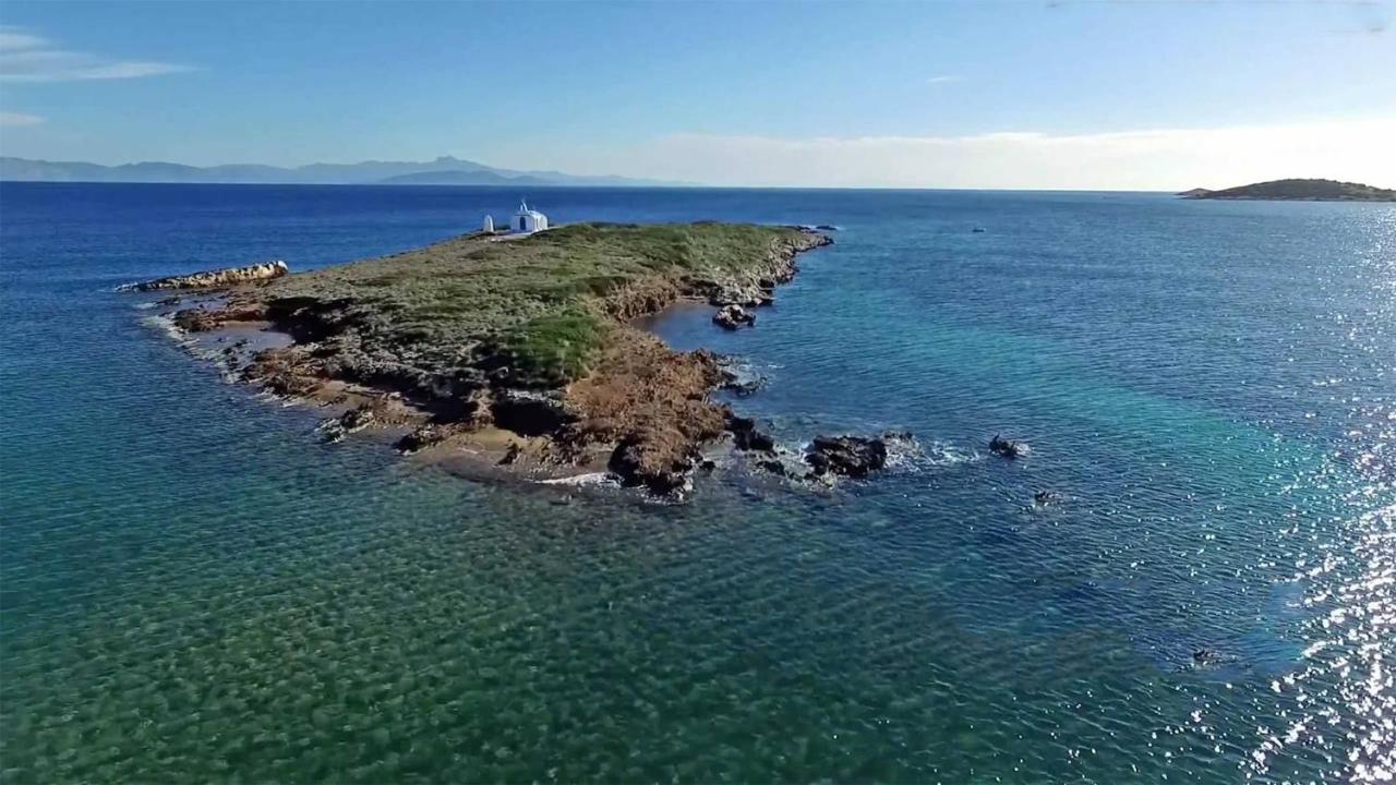 Villa Liana : Luxury Villa With Fantastic Sea View, Near Airport Pórto Ráfti Exterior foto